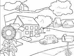 Anda bisa download sketsa gambar rumah di bawah ini untuk belajar mewarnai. 30 Download Sketsa Gambar Pemandangan Untuk Belajar Mewarnai Paud Tk Sd Kanalmu