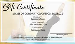 Personal Training Gift Certificate Template Free Resume