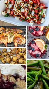 perfect summer dinner party menu