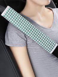 Houndstooth Pattern Car Seat Belt Cover