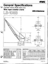Crawler Cranes Lattice Boom Specifications Cranemarket Page 24
