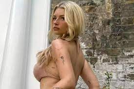 Celebs Go Dating star Lottie Moss flashes her bum in nude underwear