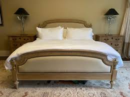French Style Carved King Size Bed