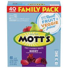fruit flavored snacks berry family