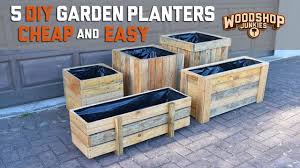 5 diy garden planters easy