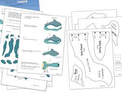 dolphin sewing pattern 3d soft toy