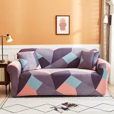 Three Seat Sofa Cover Abstract