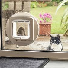 Fitted Cat Flaps In Glass Doors Suffolk