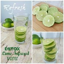 detox lime infused water thrifty jinxy