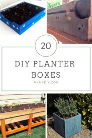 20 diy planter boxes free plans