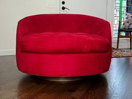 Thayer Coggin Large Swivel Tub Chair