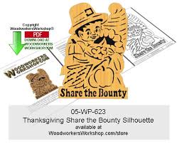 Thanksgiving Share The Bounty Scrollsaw Pattern Downloadable
