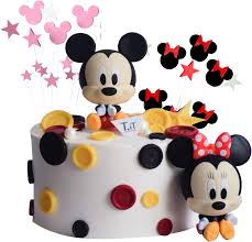 27 pcs mickey mouse cake decoration