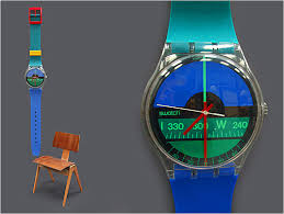 1987 Nautilus Maxi Swatch Wall Clock