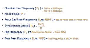 electrical frequencies calculation and