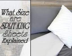 what size are split king sheets