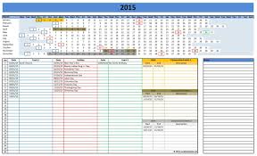 Calendar Generator With Events Template Event Calendar Template Excel