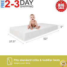 mattress crib foam toddler bed baby