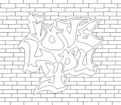 Free alphabet coloring of letters, numbers, and. Graffiti Coloring Pages For Teens And Adults Best Coloring Pages For Kids