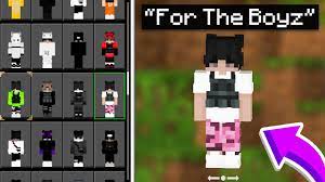 The Best Skin Pack For The Boyz! (Minecraft Bedrock) - YouTube