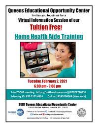 home health aide information session