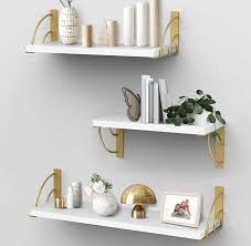 White Floating Shelves For Wall Wall