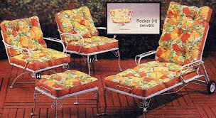 Check out our patio furniture selection for the very best in unique or custom, handmade pieces from our patio furniture shops. Retronewsnow On Twitter 1981 Sears Catalog Wrought Iron Patio Furniture With Vinyl Tangerine Orange Cushions
