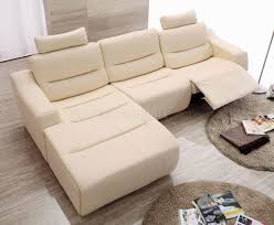 off white reclining sectional new