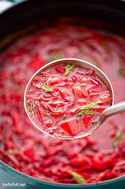 borscht recipe beet soup belly full