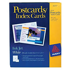 Amazon Com Avery Postcards For Inkjet Printers 5 5 X 4 25 Inches