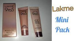 lakme 9 to 5 mini pack review