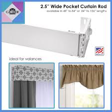 2 5 Wide Pocket Dauphine Curtain Rod