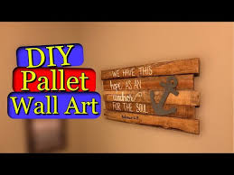 Easy Pallet Wood Project Wall Sign