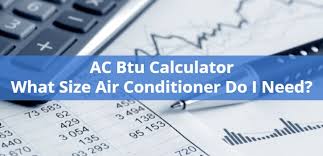 ac btu calculator what size air
