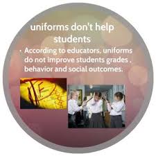 students should not wear uniforms by