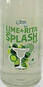 bud light lime lime a rita splash