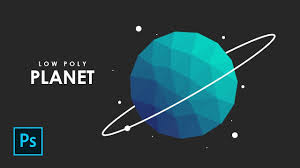 How To Create A Low Poly Flat Design Planet In Photoshop Photoshop Tutorials