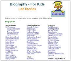 5 free s to get biographies for kids
