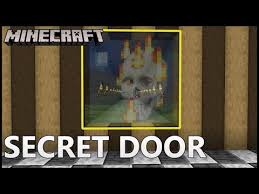 a secret painting door in minecraft