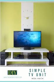 Simple Diy Tv Unit Ikea The