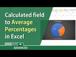 average percenes in excel with a