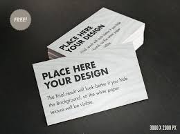 Free Business Cards Presentation Card Template Visiting Format Word