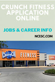 crunch fitness application jobs