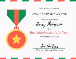 They are a great way to promote your employee and remind them of their role. Online White Best Employee Of The Year Prize Certificate Template Fotor Design Maker