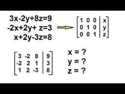 Algebra Solving Simultaneous Linear