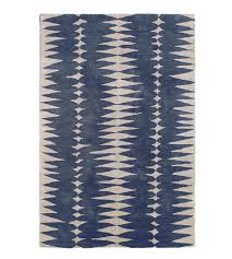 luli sanchez deep blue area rug carpet