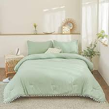 Bedbay Sage Green Comforter Set Green