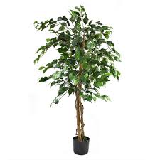 Artificial Ficus Tree Green 4ft 120cm