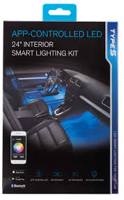 Type S App Controlled Led Interior Smart Lighting Kit 24 Walmart Com Walmart Com