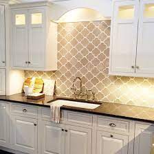 Gray Arabesque Tiles Contemporary